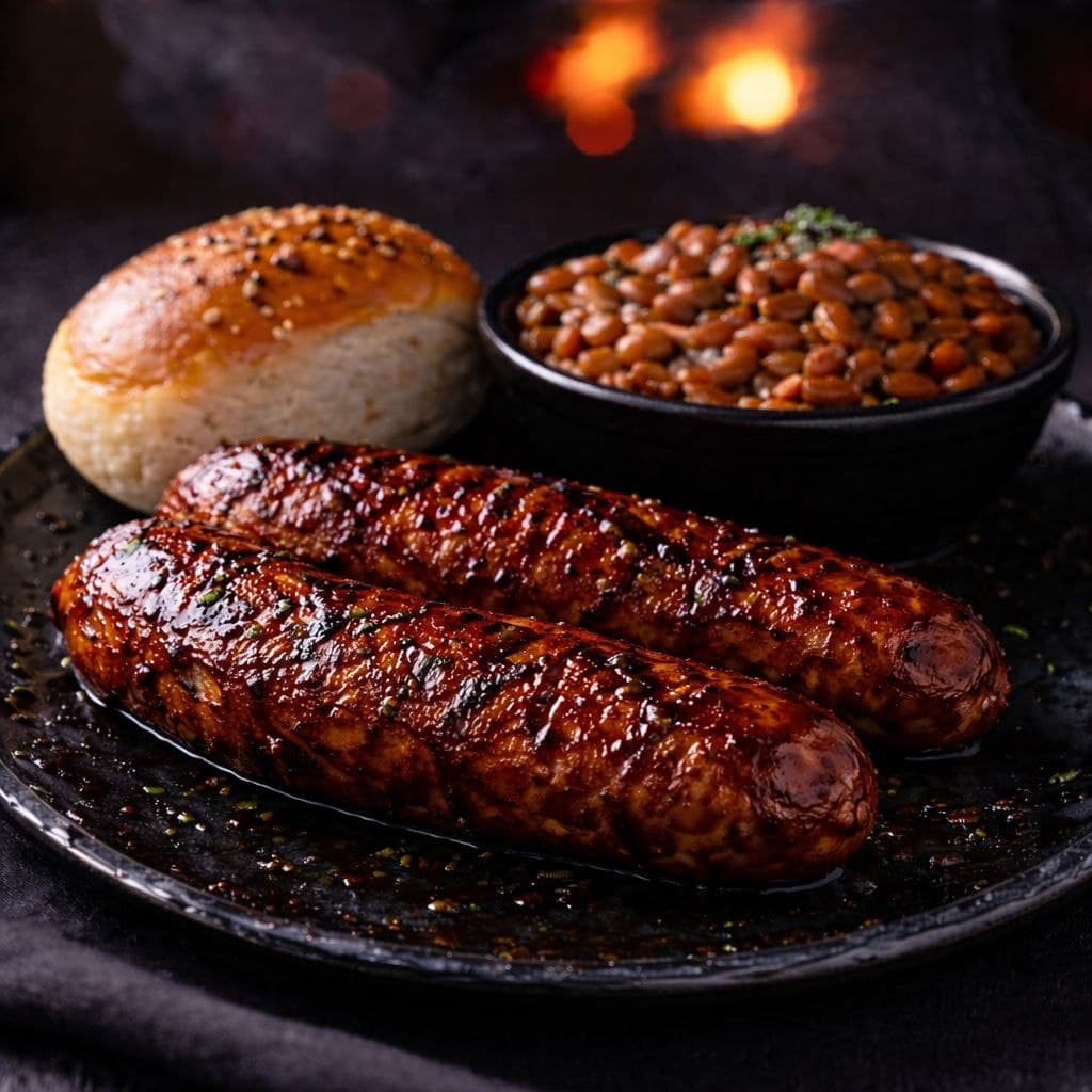 Flame-Grilled Hot Link Special